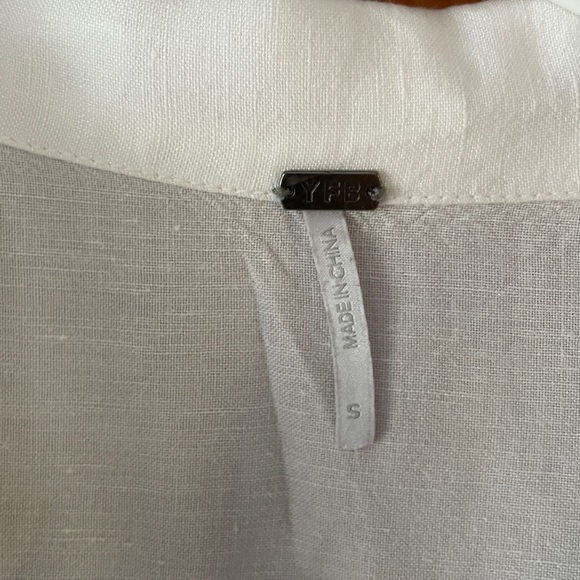 YFB Young Fabulous and Broke white Romper size small S - Picture 4 of 7